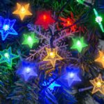 Αδιάβροχα Χριστουγεννιάτικα Λαμπάκια Aστέρια 120LED IP44 30m RGB electronistas.gr