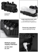 Diffuser / Φωτιστικό "Τραίνο" 300ml 8W Mε Tηλεχειριστήριο electronistas.gr