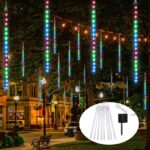 Σετ 8τμχ x50cm Led Ηλιακή Χριστουγεννιάτικη "Βροχή Μετεωριτών" electronistas.gr