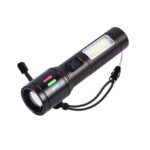 Led Επαναφορτιζόμενος Φακός COB Λευκού & Κόκκινου Φωτισμού electronistas.gr