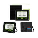 Led Αδιάβροχος Ηλιακός Προβολέας 200W Με Πάνελ electronistas.gr