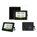 Led Αδιάβροχος Ηλιακός Προβολέας 500W Με Πάνελ electronistas.gr