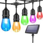 Led RGBW Αδιάβροχη Ηλιακή Γιρλάντα 15m Με 16 Λάμπες electronistas.gr