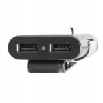 Φορτιστής Αυτοκινήτου Ταχείας Φόρτισης Με 4 Θύρες USB 2.4A electronistas.gr