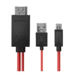 Καλώδιο MHL Micro USB HDMI 4K HDTV 1.8m 11PIN electronistas.gr
