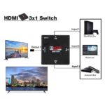 Data Switch 3 Εισόδων HDMI Σε 1 Έξοδο HDMI FHD electronistas.gr