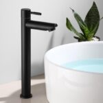 Βρύση Νιπτήρα Μαύρο Ματ Κρύας Ροής 30 εκ. electronistas.gr