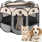 Πτυσσόμενο Παρκοκρέβατο Κατοικιδίων Ύψους 60cm electronistas.gr