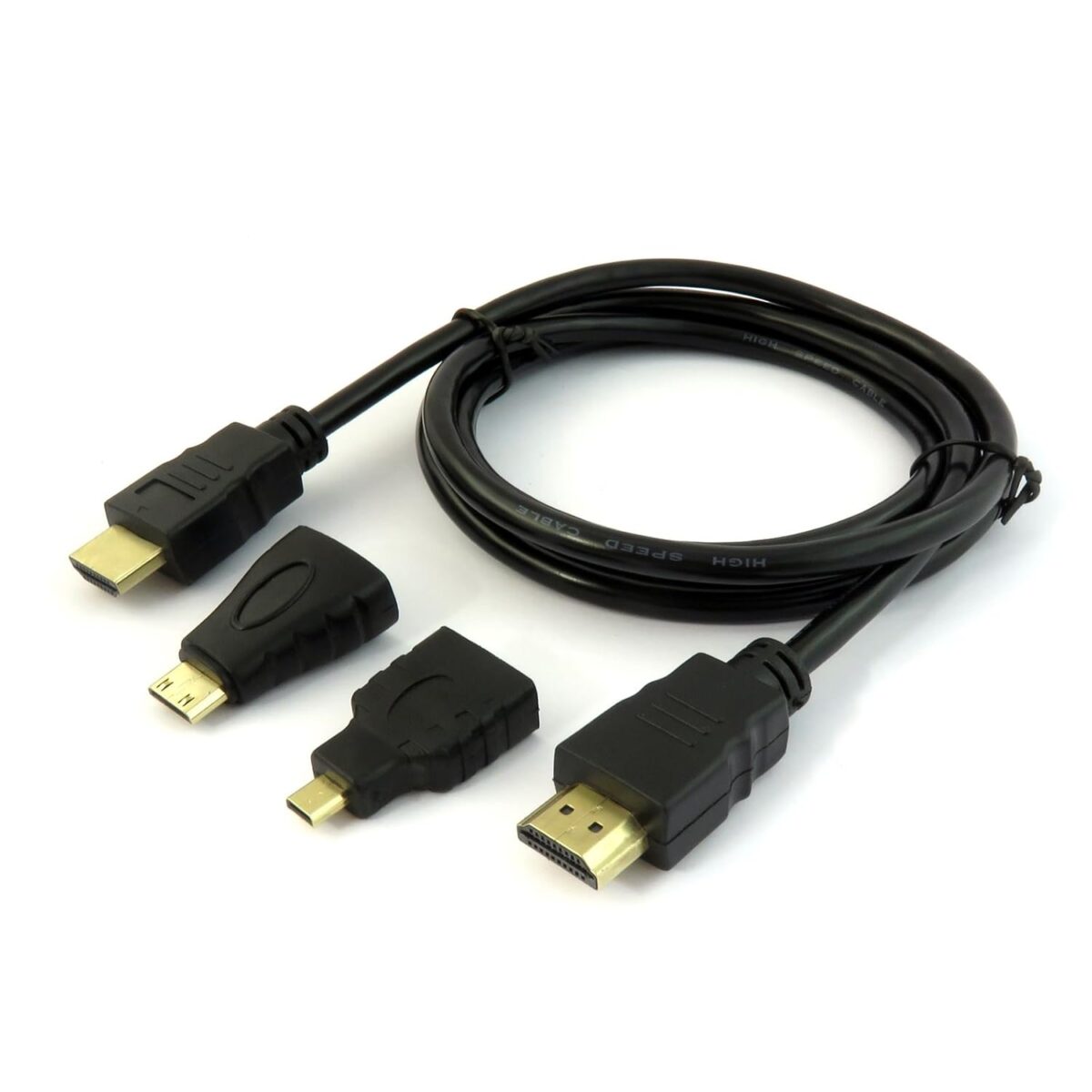 Καλώδιο HDMI 1.4 HDMI Male / HDMI Male 1.5m + MINI/MICRO HDTV Αντάπτορας electronistas.gr