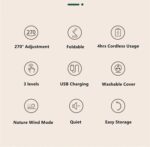 Αναδιπλούμενος Ανεμιστήρας 3 Ταχυτήτων Σε 2 Χρώματα electronistas.gr