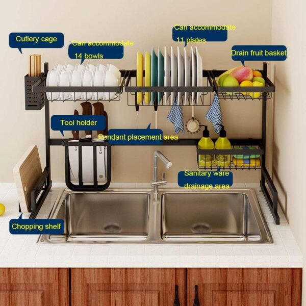 Βάση Με Ράφι Οργάνωσης Κουζίνας / Νεροχύτη 85x45cm electronistas.gr