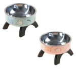 Ανοξείδωτο Μπωλ Κατοικιδίων Γαλάζιο / Ροζ electronistas.gr