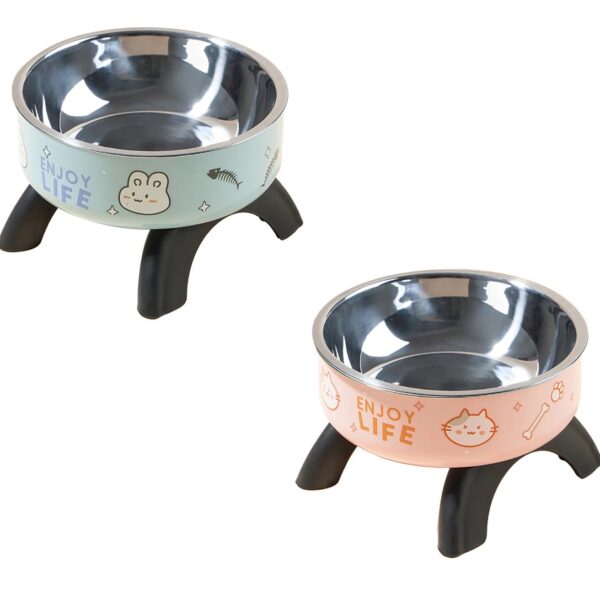 Ανοξείδωτο Μπωλ Κατοικιδίων Γαλάζιο / Ροζ electronistas.gr