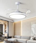 Πτυσσόμενος Aνεμιστήρας Οροφής 48W Με Τηλεχειριστήριο 120W Λευκό electronistas.gr