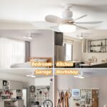 Ανεμιστήρας Oροφής Ε27 Φ52cm Με Φωτιστικό & Τηλεχειριστήριο 40W electronistas.gr