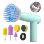 Πολυλειτουργική Πλαστική Bούρτσα Xειρός Με 6 Κεφαλές electronistas.gr