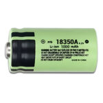 Επαναφορτιζόμενη Μπαταρία Λιθίου 18350 – 4.2V 1000mAh electronistas.gr