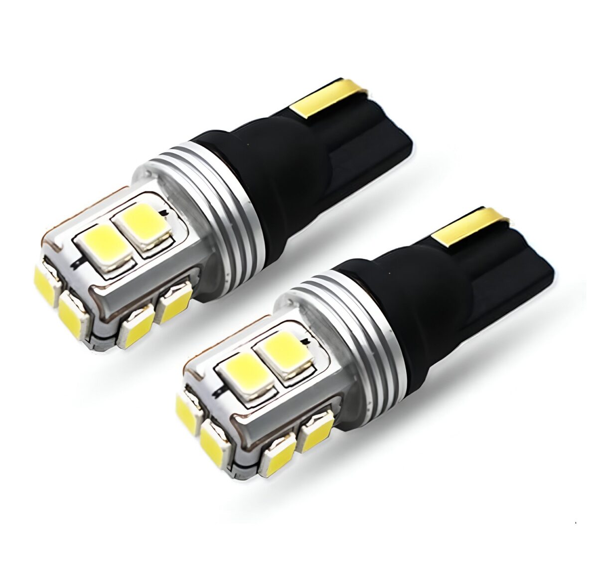 Σετ 2τμχ LED Λάμπες Αυτοκινήτου T10 – 12-30V 10 SMD 0.8W electronistas.gr