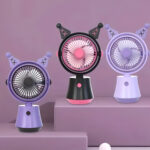 Μίνι Φορητός USB Ανεμιστήρας Χειρός Με Αυτάκια electronistas.gr