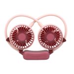 USB Επαναφορτιζόμενο Ανεμιστηράκι Λαιμού Με Διακοσμητικά Αυτάκια electronistas.gr