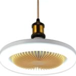 LED Φωτιστικό Οροφής Με Ανεμιστήρα – 30W | 2.400lm | E27 | 25cm | 6500K electronistas.gr