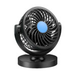 Ανεμιστήρας Αυτοκινήτου Με USB Βύσμα 12V – Περιστροφή 360° electronistas.gr