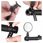 Ρυθμιζόμενος Κυρτός Καθρέφτης Τιμονιού Ποδηλάτου – 360° electronistas.gr