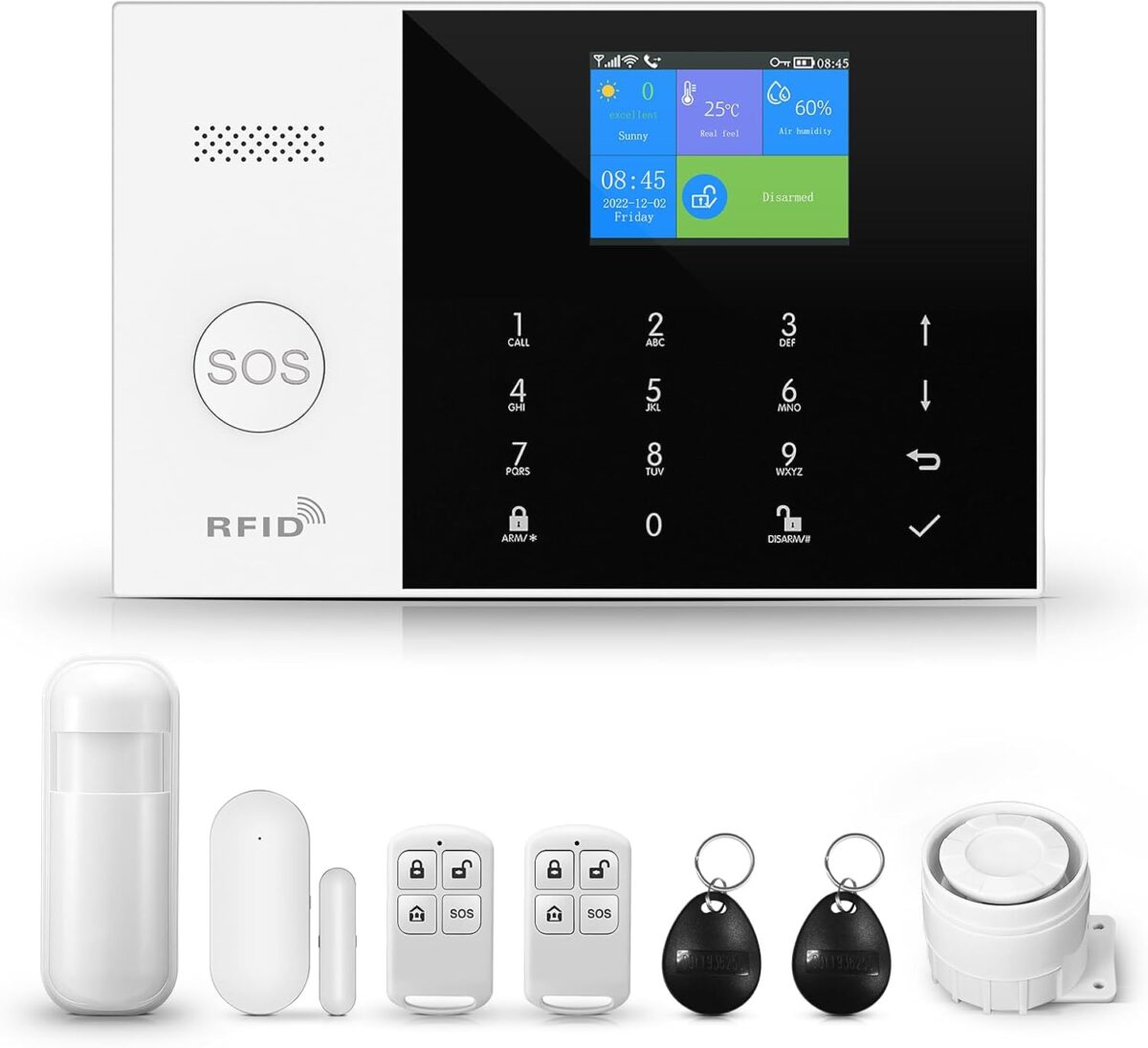 Πλήρες Σύστημα Συναγερμού – WiFi, GSM 4G & RFID electronistas.gr