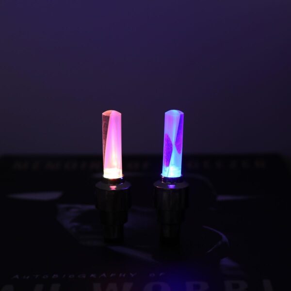 LED Καπάκια Βαλβίδας Ποδηλάτου – 2 τεμάχια (6cm) RGB electronistas.gr