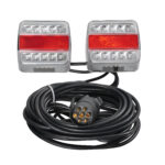 Σετ 2τμχ Led Φώτα Τρέιλερ 12V Με Μαγνήτη electronistas.gr