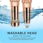 Επαναφορτιζόμενη Αποτριχωτική Μηχανή Προσώπου 2 σε 1 electronistas.gr