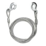 Συρματόσχοινο Ρυμούλκησης 4m x 12mm Με Γάντζους & Γάντια electronistas.gr