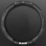 Κάλυμμα Τιμονιού Από Ανθρακόνημα & Δέρμα Nappa – Με Λογότυπο electronistas.gr