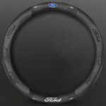 Κάλυμμα Τιμονιού Από Ανθρακόνημα & Δέρμα Nappa – Με Λογότυπο electronistas.gr