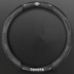 Κάλυμμα Τιμονιού Από Ανθρακόνημα & Δέρμα Nappa – Με Λογότυπο electronistas.gr