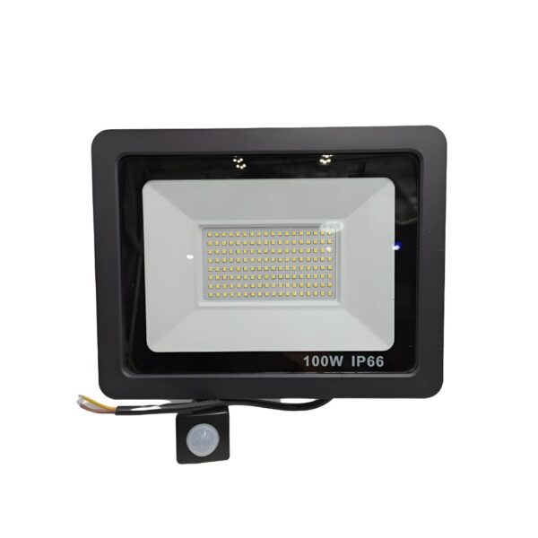 LED Προβολέας 100W Με Αισθητήρα Κίνησης (PIR) – IP66, 220V electronistas.gr