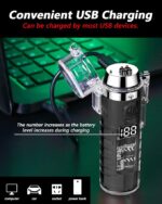 Επαναφορτιζόμενος Αδιάβροχος Αναπτήρας Με Πυξίδα & Φακό electronistas.gr