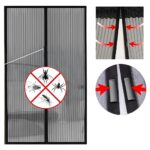 Αυτοκόλλητη Μαγνητική Σίτα Πόρτας 100x220cm – Μαύρη electronistas.gr