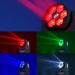 Μίνι Φωτορυθμικό 6 Κεφαλών 72W RGBW electronistas.gr