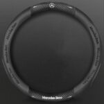 Κάλυμμα Τιμονιού Από Ανθρακόνημα & Δέρμα Nappa – Με Λογότυπο electronistas.gr