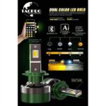 Δίχρωμη LED Λάμπα Αυτοκινήτου H7 Bluetooth (3000K–10000K) electronistas.gr