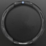 Κάλυμμα Τιμονιού Από Ανθρακόνημα & Δέρμα Nappa – Με Λογότυπο electronistas.gr