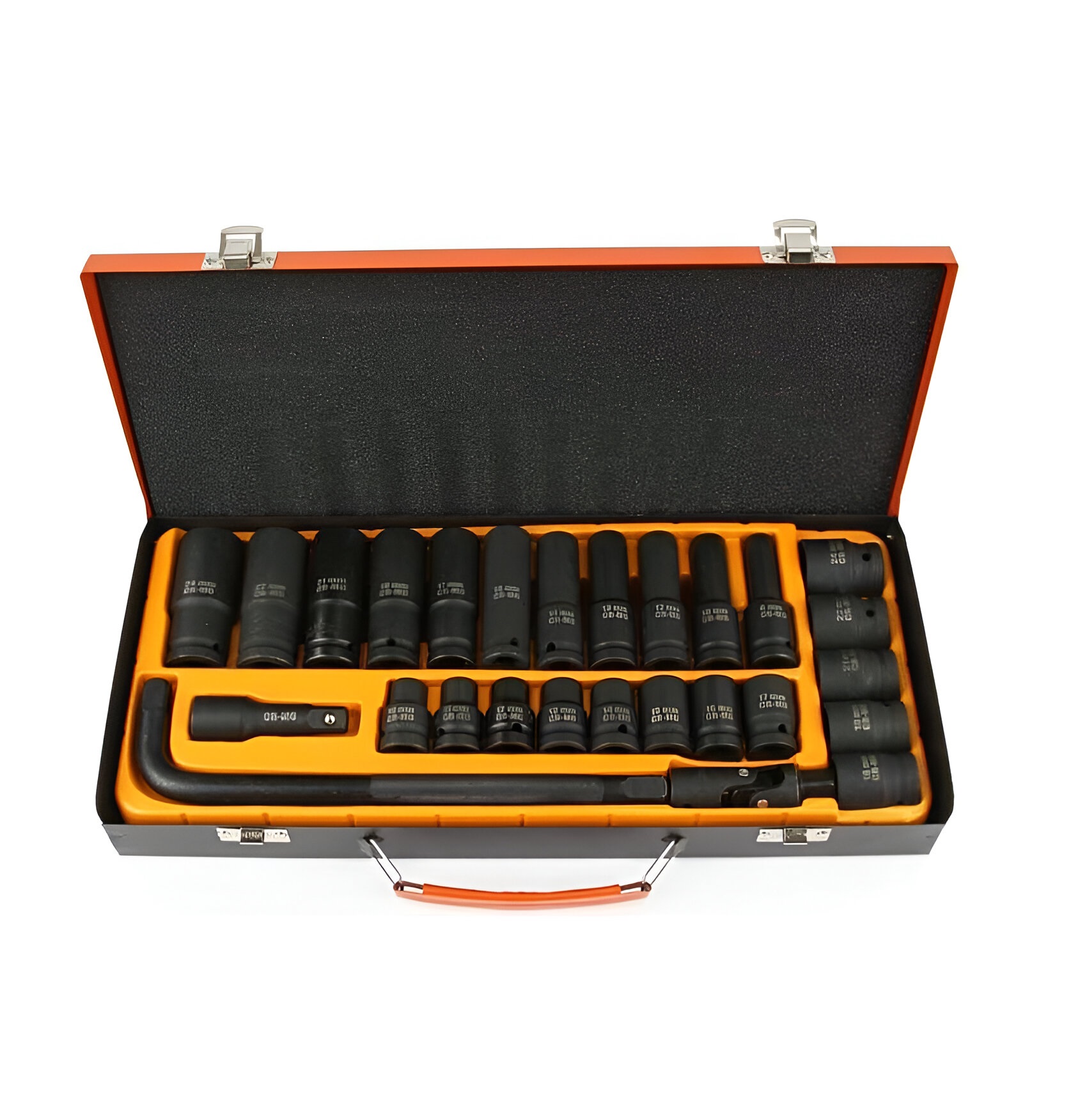 Σετ 27τμχ Καρυδάκια Αέρος Εξάγωνα Με Καρέ Υποδοχής 1/2″ electronistas.gr