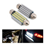 Σετ 2τμχ Led Λάμπες Αυτοκινήτου Canbus 12V 33 SMD 42mm electronistas.gr