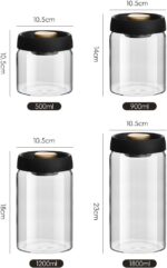 Βάζο Αποθήκευσης Με Καπάκι Κενού Αέρος 500ml electronistas.gr