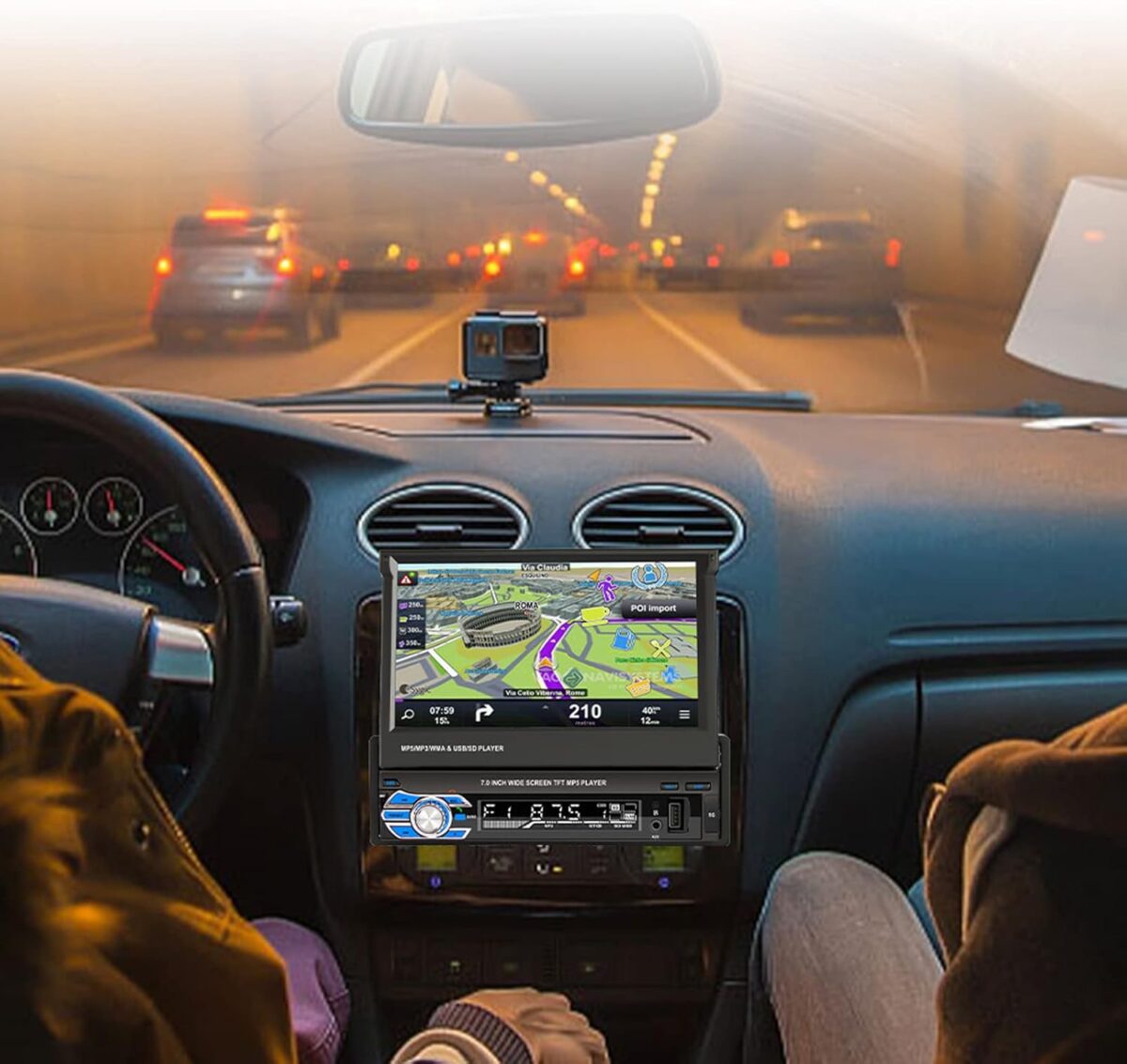 Ηχοσύστημα Αυτοκινήτου Με Οθόνη Αφής 7" – Bluetooth, USB, MP5, Handsfree electronistas.gr