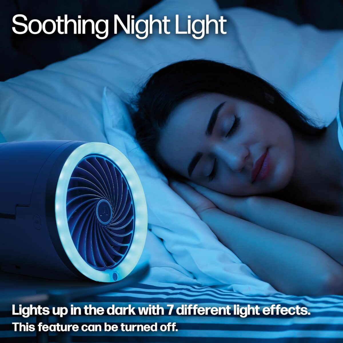 LED Φορητός Αερόψυκτης Με 3 Ταχύτητες & Χρωματιστό Φωτισμό electronistas.gr