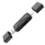 Συσκευή Ανάγνωσης Καρτών (SD/TF) Με Θύρες Lightning + USB + Type-C electronistas.gr