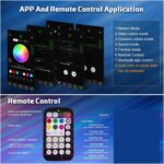 Διπλό Φωτορυθμικό Αυτοκινήτου Οπτικών Ινών Με LED & Τηλεχειριστήριο electronistas.gr