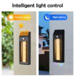 LED Ηλιακό Επιτοίχιο / Κρεμαστό Φωτιστικό 18W Με RGB Εφέ electronistas.gr